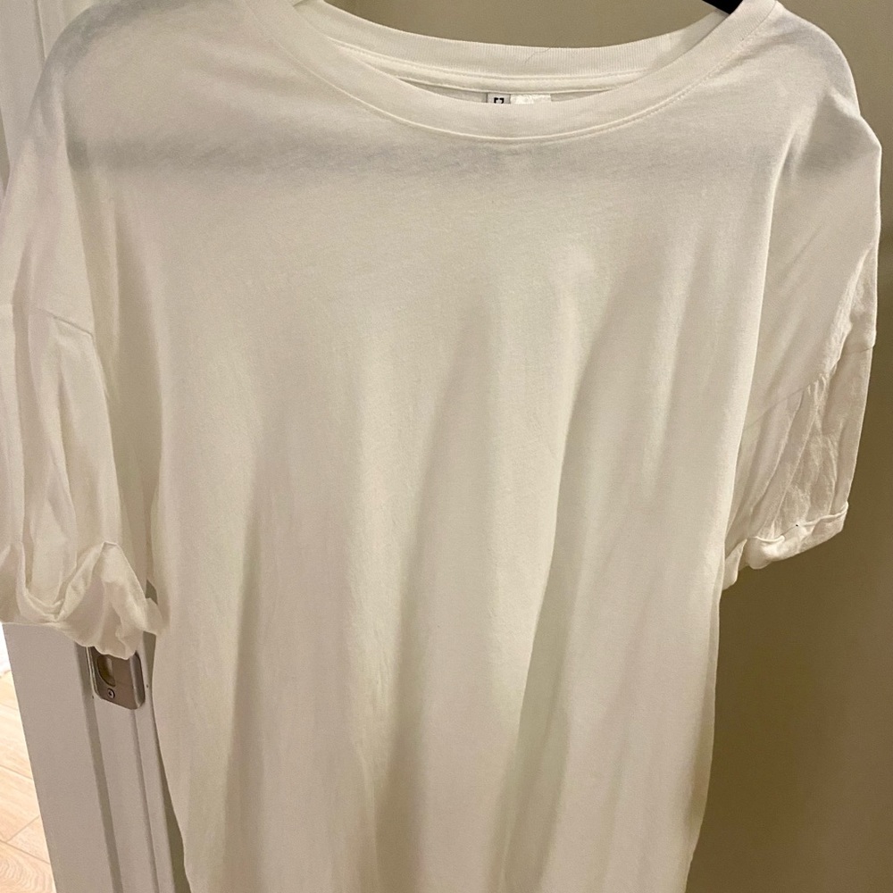White T-shirt Dress